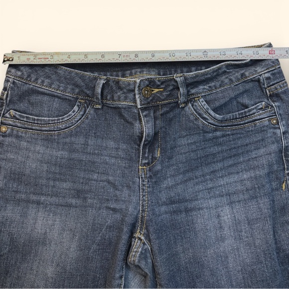 Simply Vera Vera Wang Mid-Rise Straight Leg Jeans Size 10 Blue Denim - Picture 4 of 7